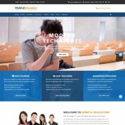 Mẫu website giáo dục - edubox home 2