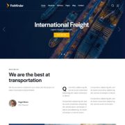 Mẫu website dịch vụ vận tải - FreightCo