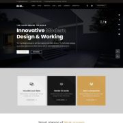 Mẫu website thiết kế - BIM home 1