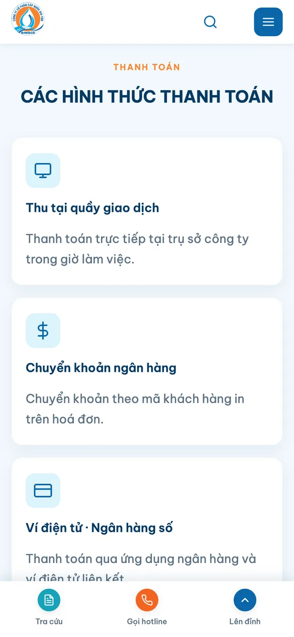 Chọn cách thanh toán trên điện thoại