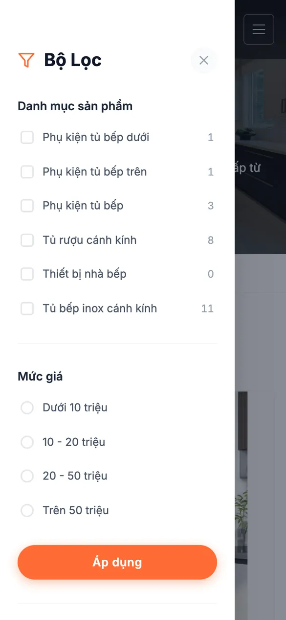 Lọc mẫu phù hợp trên điện thoại