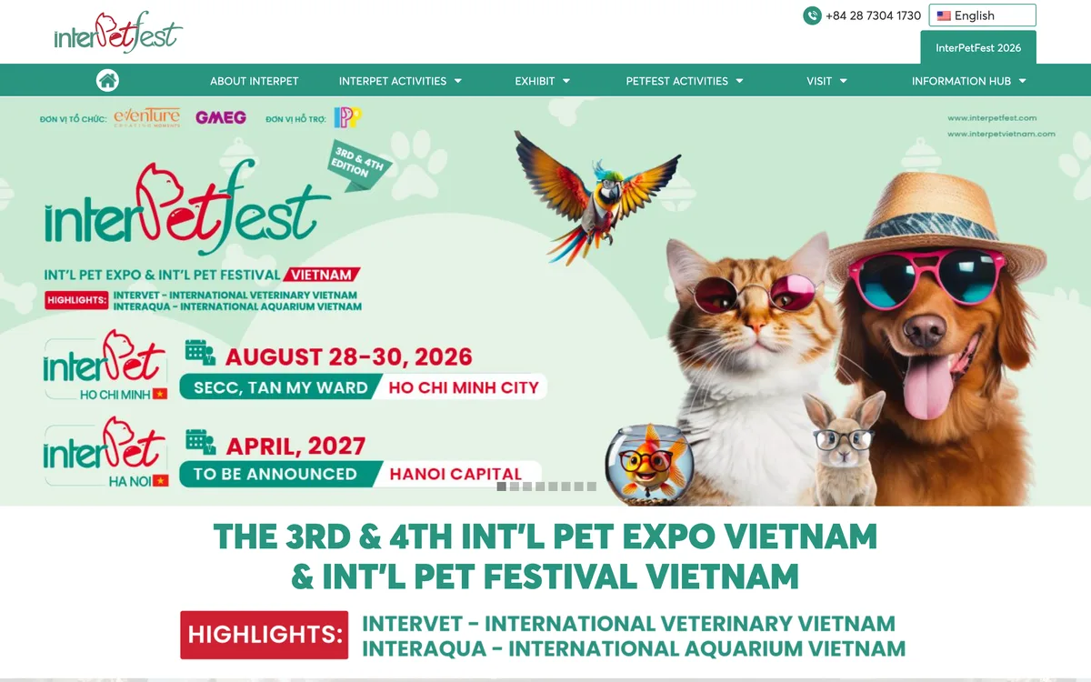 Website InterPetFest Vietnam