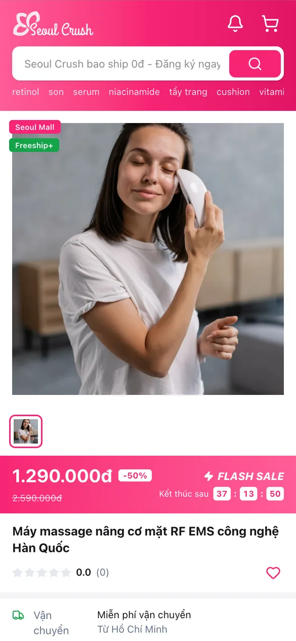 Buy now on mobile