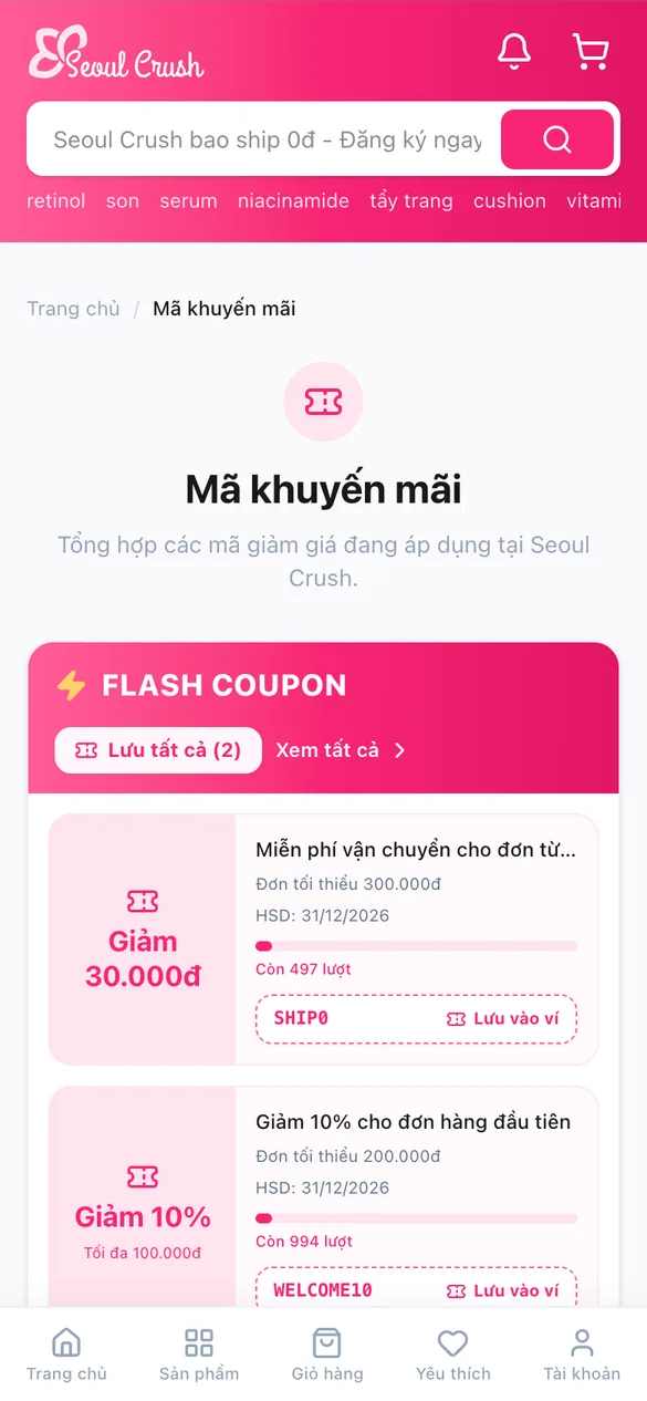 Save a code to the wallet on mobile