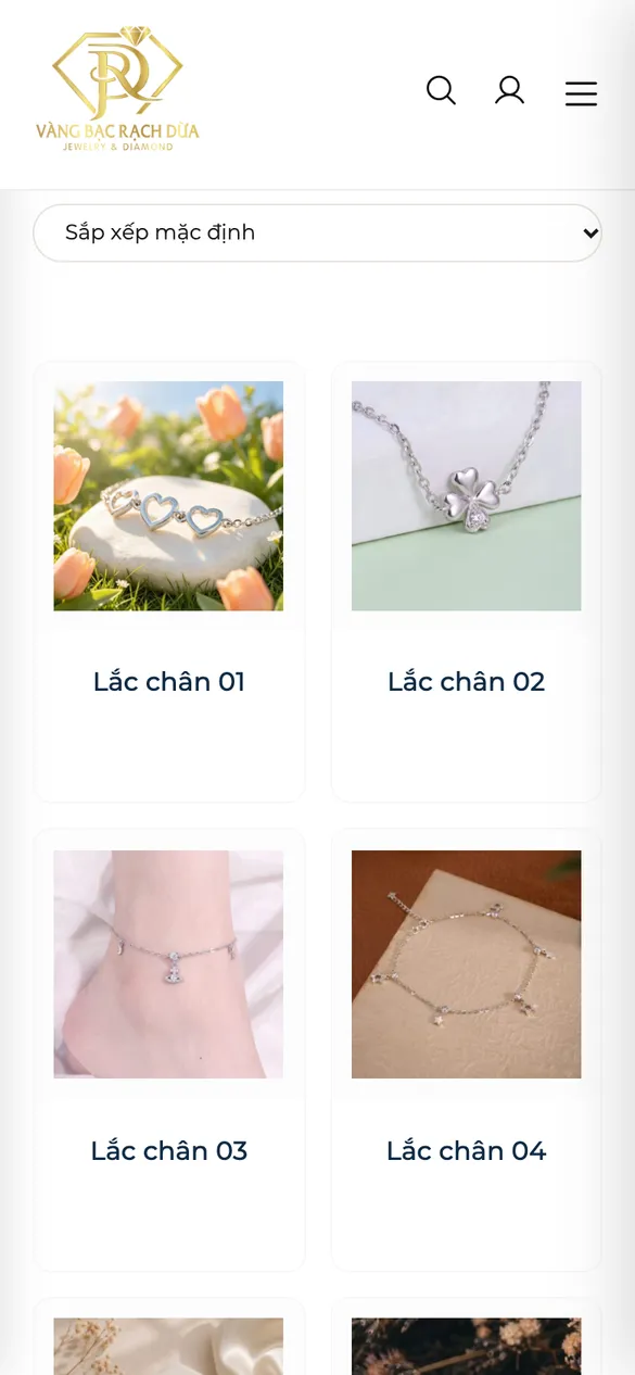 Xem mẫu trên điện thoại