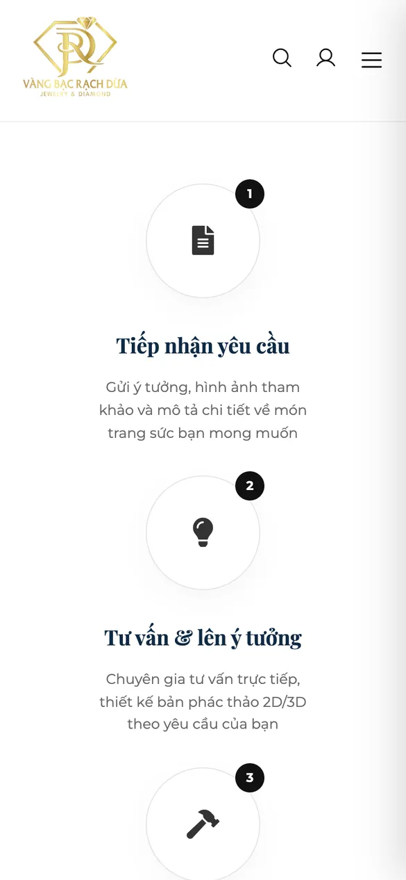 Hàng thiết kế trên điện thoại