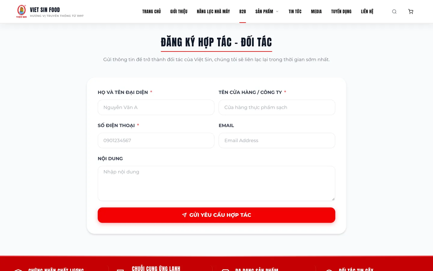 Đăng ký hợp tác B2B