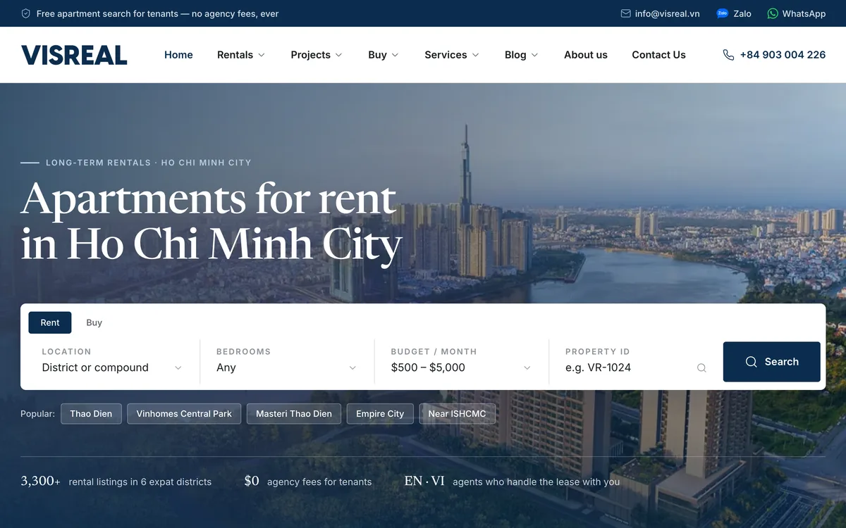 Website Visreal