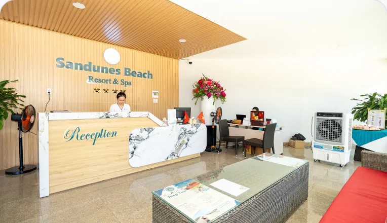 Quầy lễ tân Sandunes Beach Resort & Spa ở Mũi Né