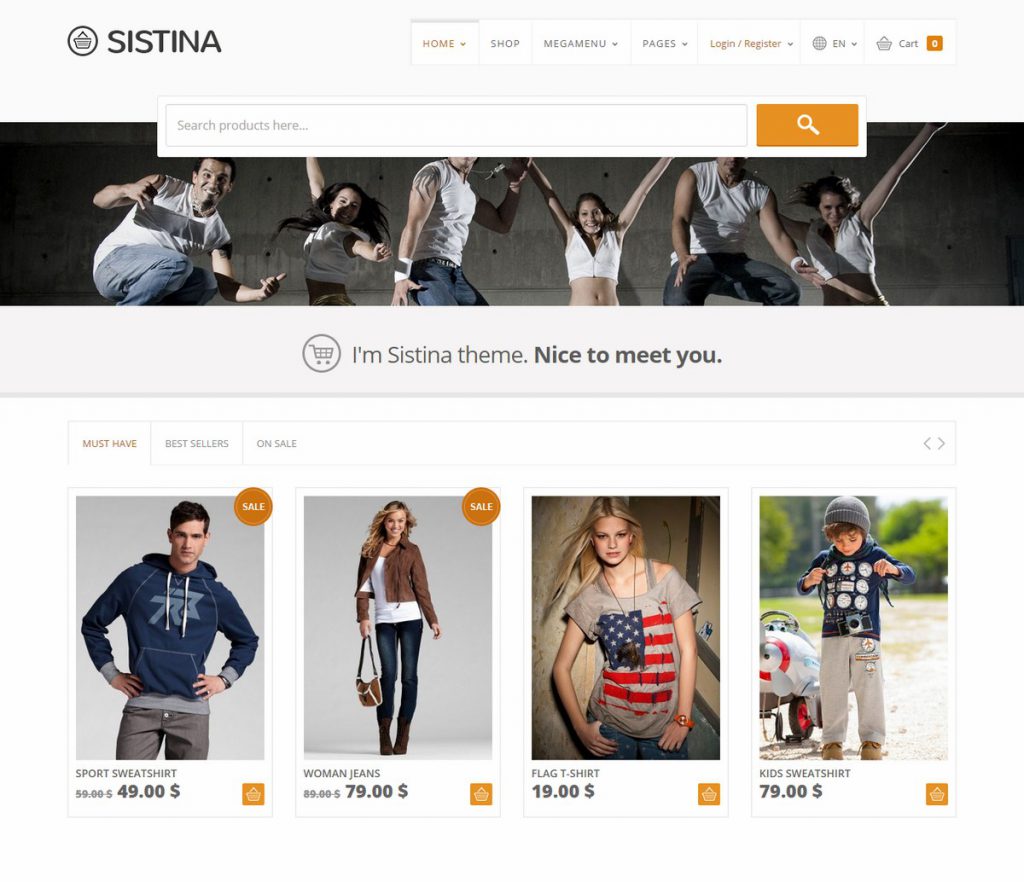 Thiết kế Web bán hàng – Sistina