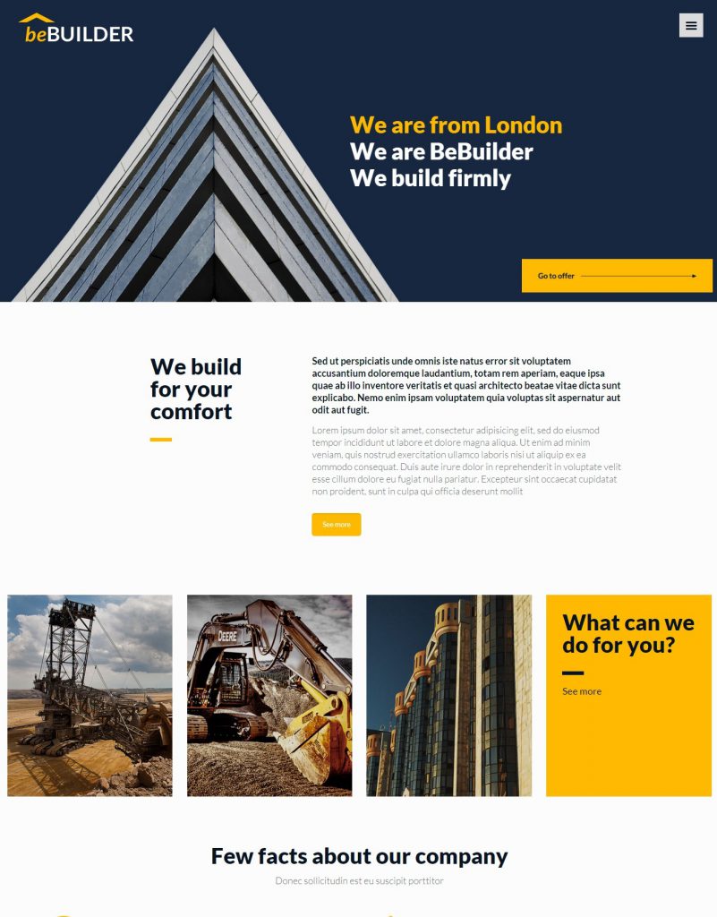 Mẫu website MẪU WEBSITE GIỚI THIỆU DOANH NGHIỆP BUILDER – 3741