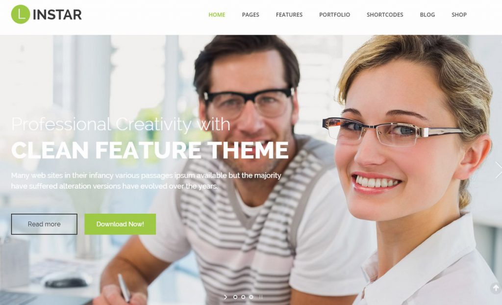 Mẫu website MẪU WEBSITE GIỚI THIỆU CÔNG TY – LINSTAR
