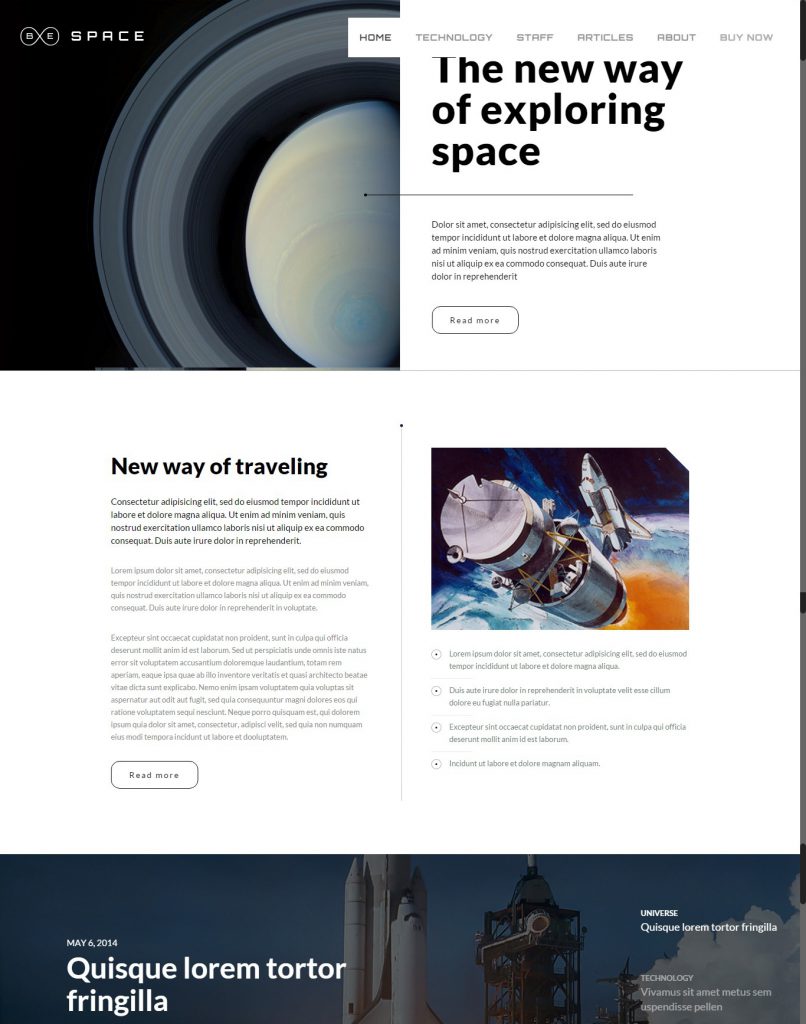 Mẫu website MẪU WEBSITE GIỚI THIỆU DOANH NGHIỆP SPACE – 4880