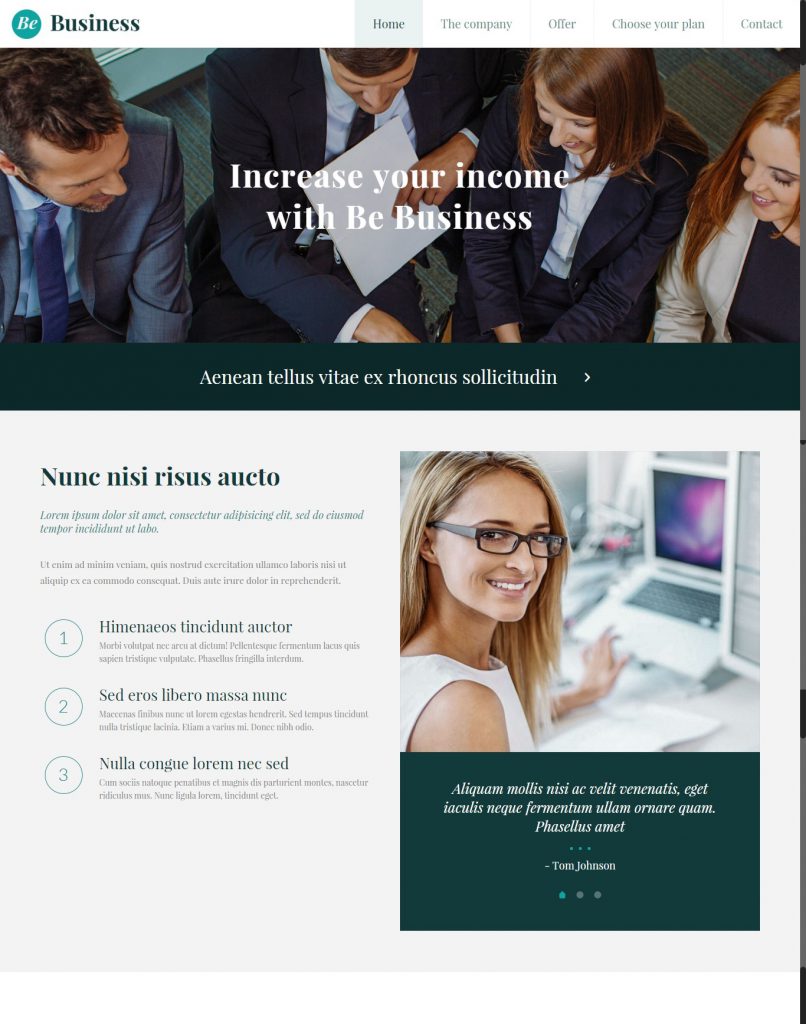 Mẫu website MẪU WEBSITE GIỚI THIỆU DOANH NGHIỆP BUSINESS – 4444