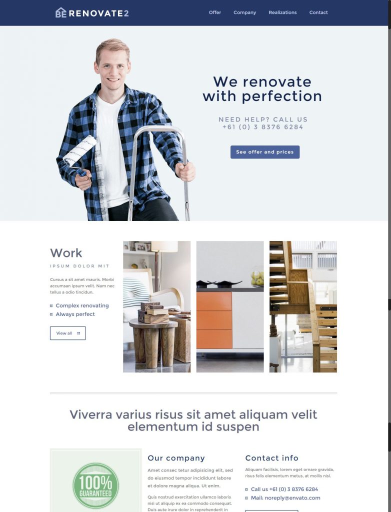 Mẫu website MẪU WEBSITE GIỚI THIỆU DOANH NGHIỆP RENOVATE – 4547