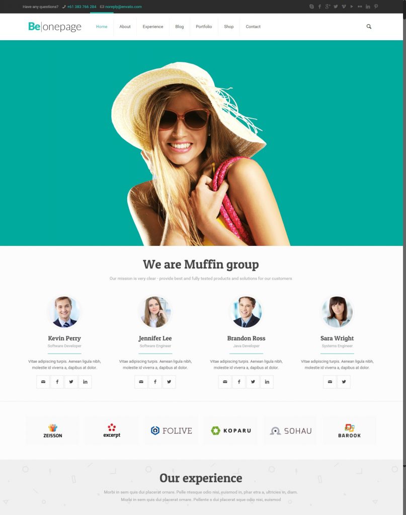 Mẫu website MẪU WEBSITE LANDING PAGE –  ONEPAGE