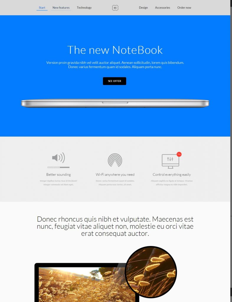 Mẫu website MẪU WEBSITE LANDING PAGE NOTEBOOK – 4883
