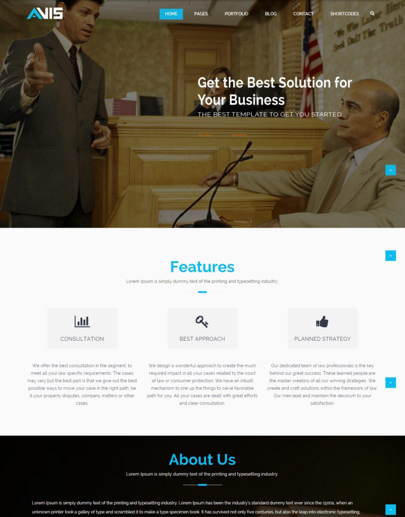 Mẫu website MẪU WEBSITE CÔNG TY LUẬT – AVIS