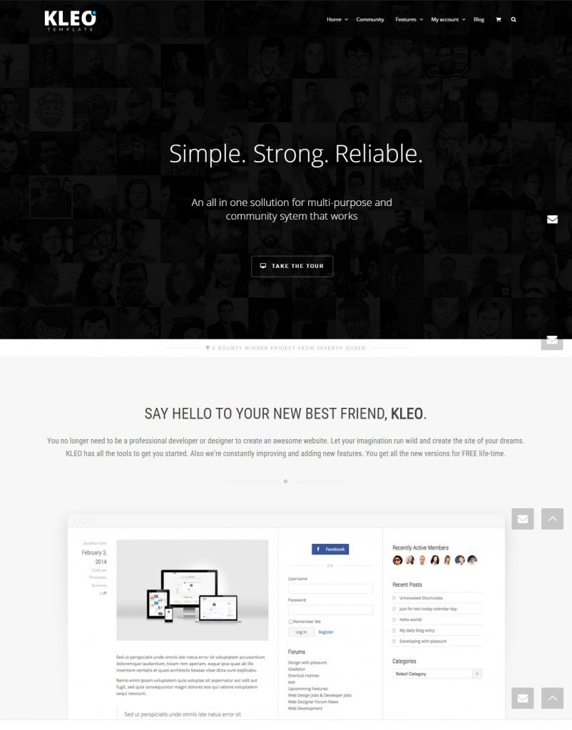 Mẫu website MẪU WEBSITE DỊCH VỤ – KLEO