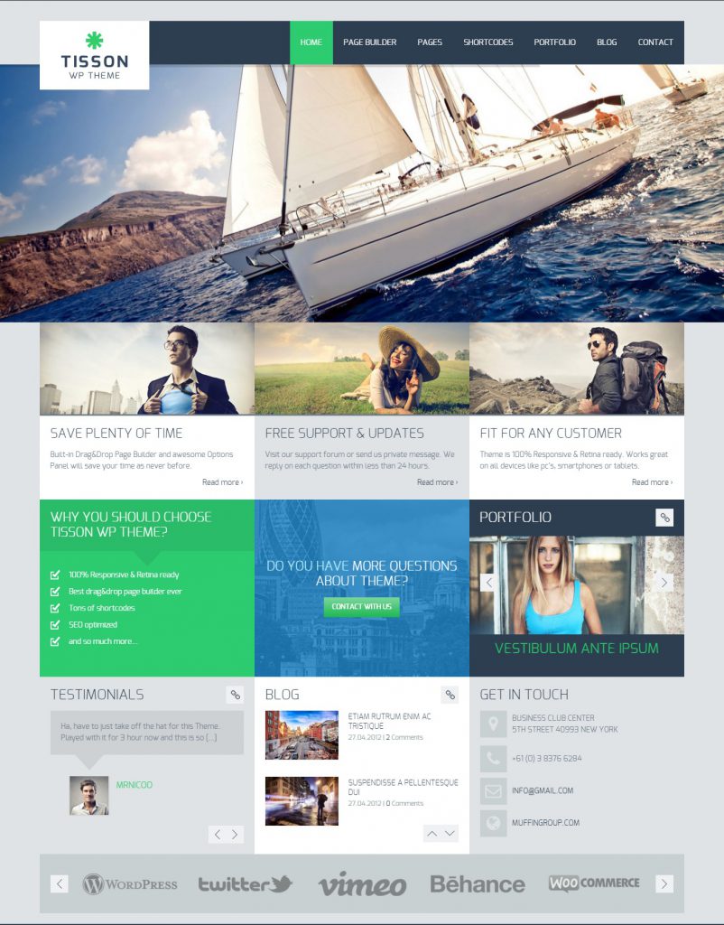 Mẫu website MẪU WEBSITE GIỚI THIỆU DOANH NGHIỆP – TISSON