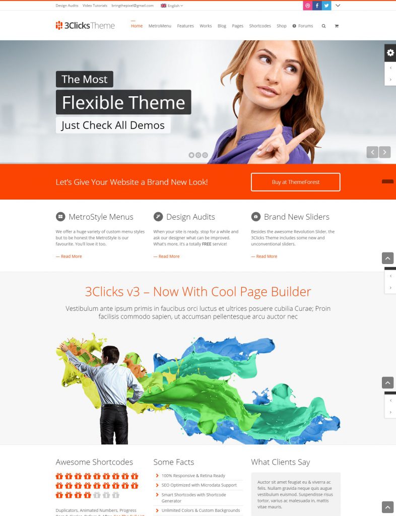 Mẫu website MẪU WEBSITE GIỚI THIỆU DOANH NGHIỆP- 3 CLICKS