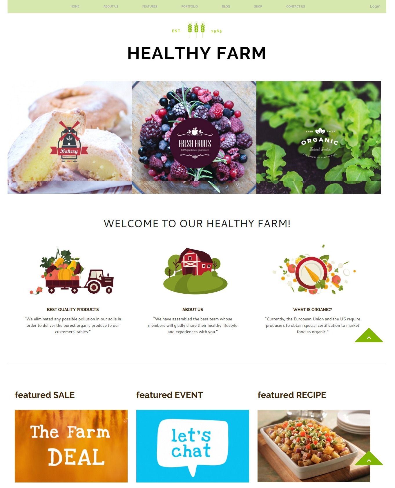 Mẫu Website nông nghiệp Healthy Farm - 5411