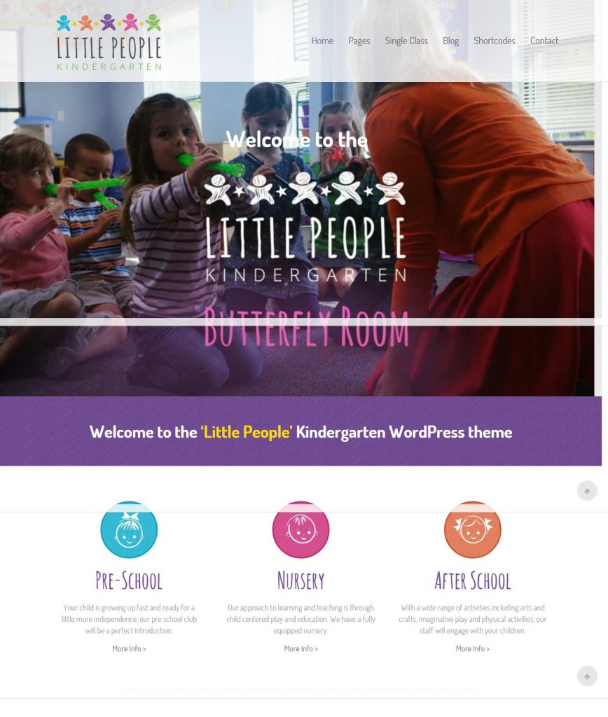 Mẫu Website dịch vụ Little People – 5367