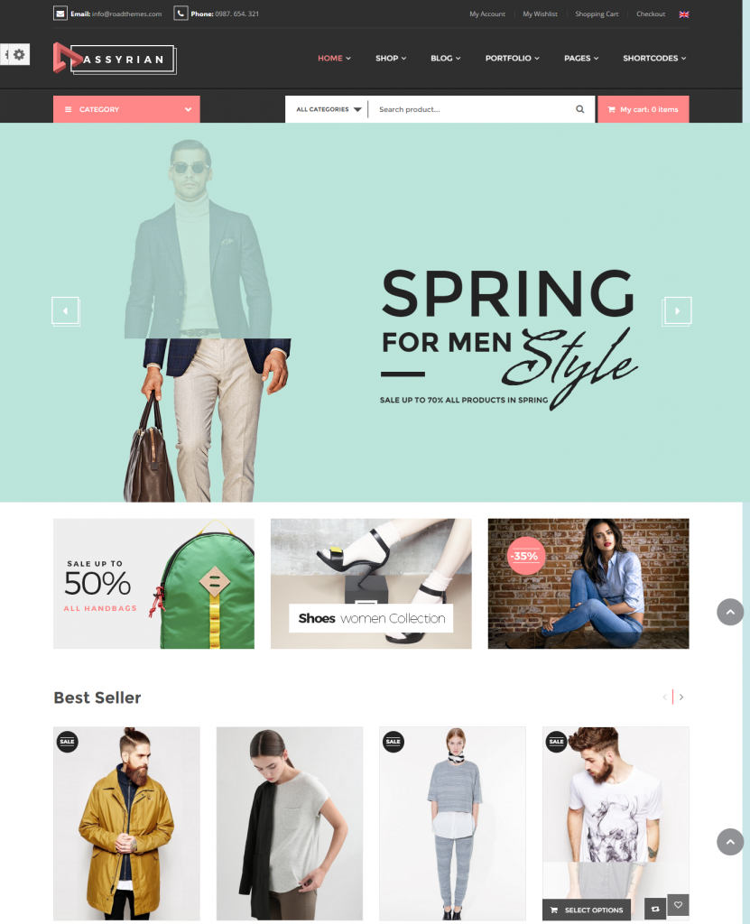 E-Commerce Website Template – ASSYRIAN