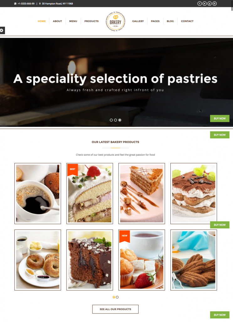 Mẫu website MẪU WEBSITE BÁN BÁNH – MILINGONA