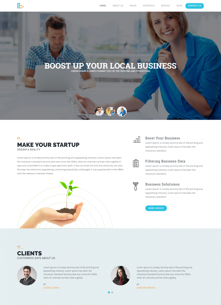 Mẫu website MẪU WEBSITE GIÁO DỤC – B Plus