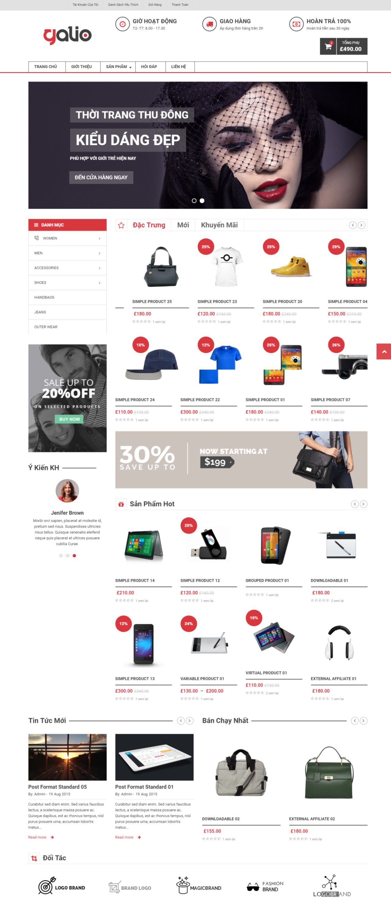 MẪU WEBSITE- THỜI TRANG – VGGALIO4