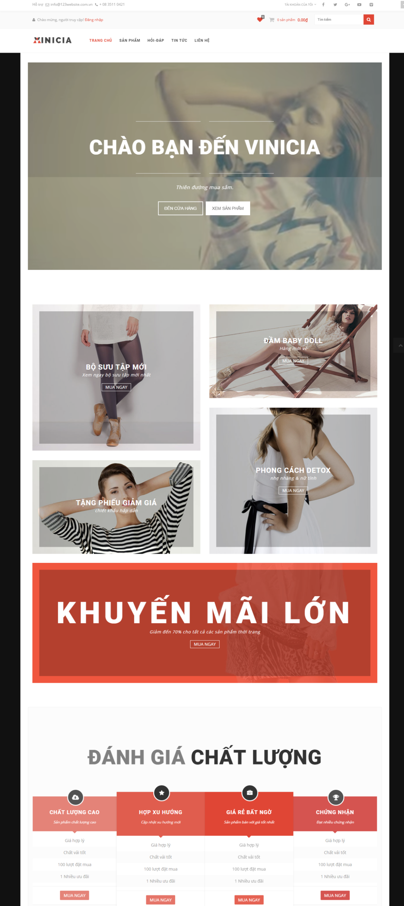 MẪU WEBSITE- THỜI TRANG – VINICIA4