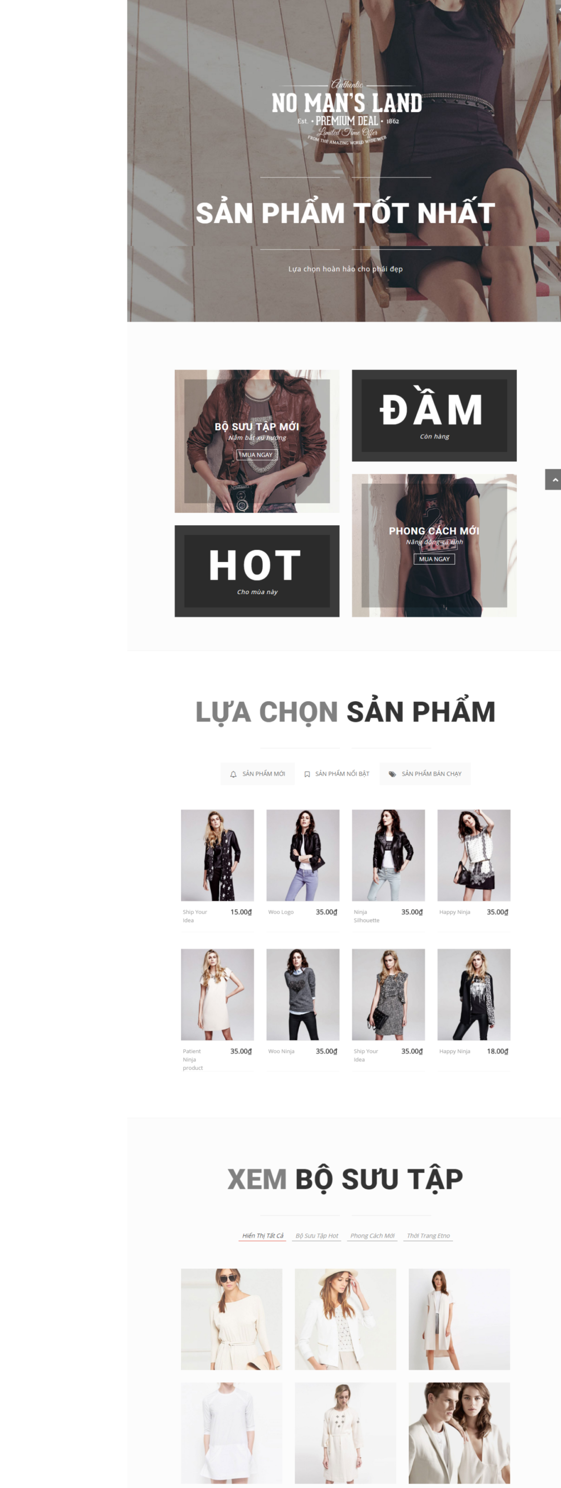MẪU WEBSITE- THỜI TRANG – VINICIA5