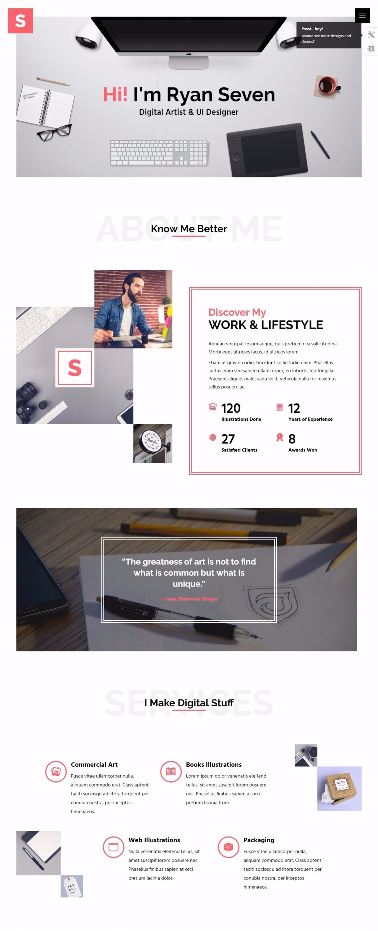 MẪU WEBSITE BÁN HÀNG – CÔNG NGHỆ – THE 7 – Digital Artist