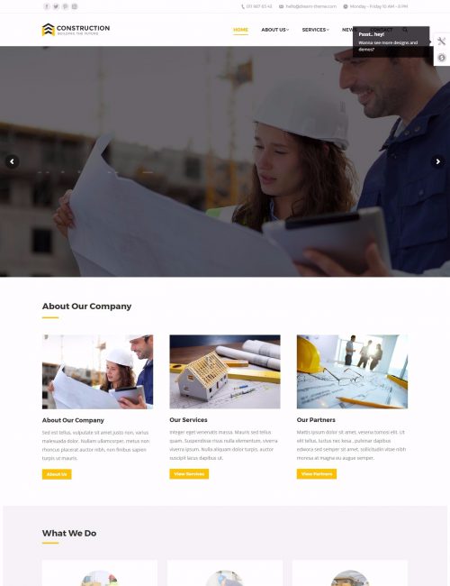 Mẫu Website Xây Dựng - The7 - Construction