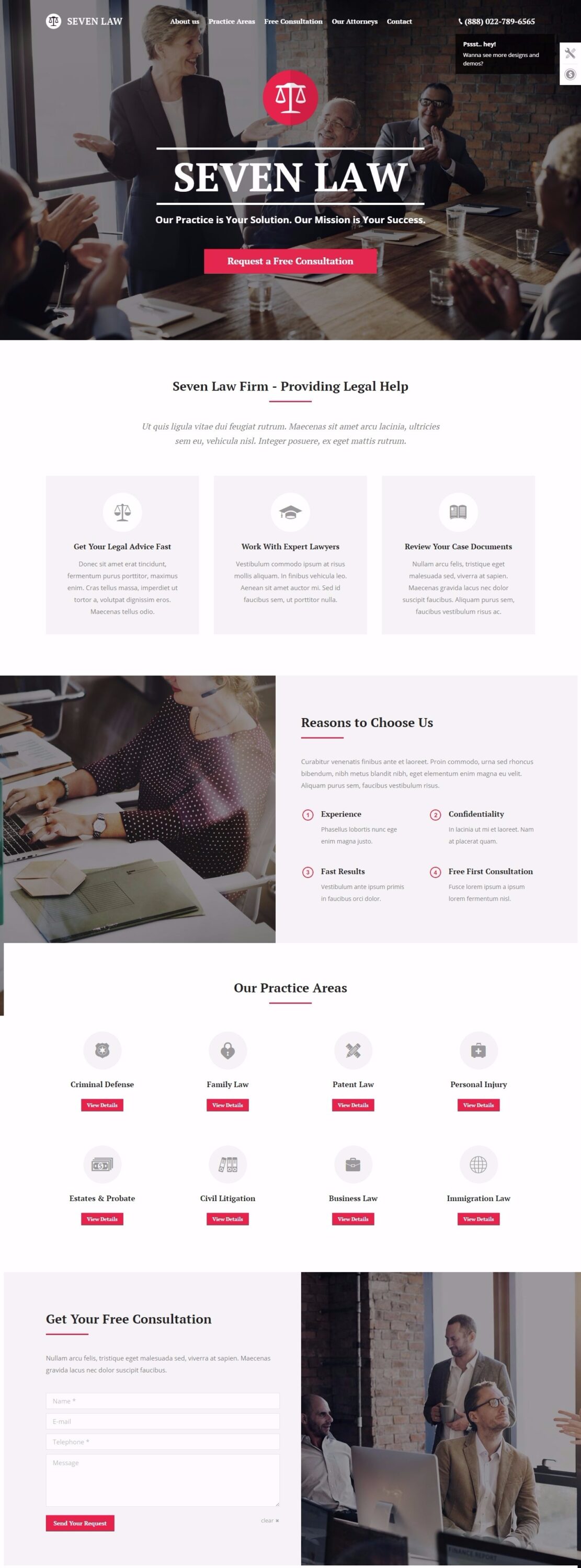 MẪU WEBSITE CÔNG TY LUẬT – LAW FIRM