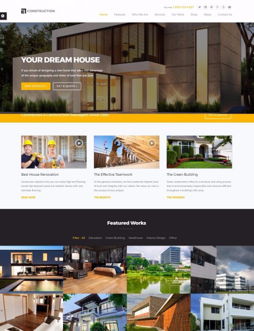 Mẫu Website Xây Dựng - home-extended