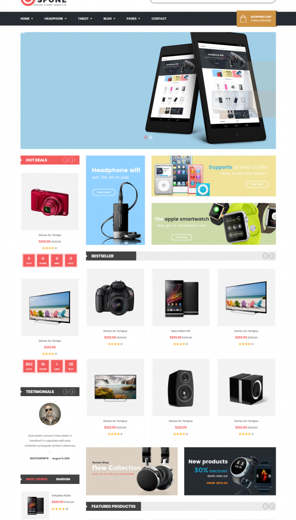 Mẫu website MẪU WEBSITE BÁN HÀNG – ESPONE