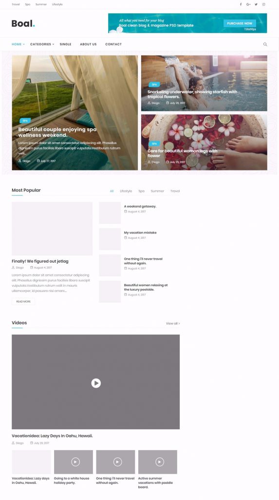 Mẫu website MẪU WEBSITE BOAL