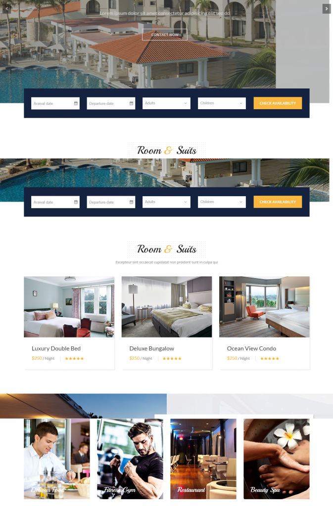 Mẫu website MẪU WEBSITE KHÁCH SẠN – ALBERGO