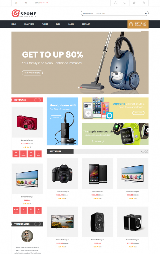 Mẫu website MẪU WEBSITE BÁN HÀNG – ESPONE