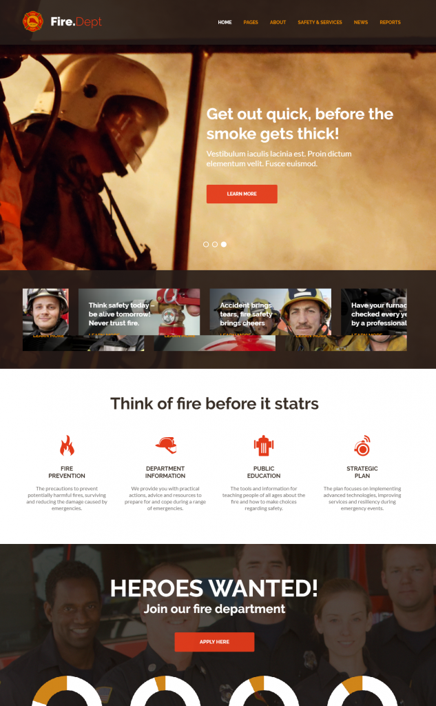 MẪU WEBSITE BÁN HÀNG – BẢO HỘ – FIRE.DEPT