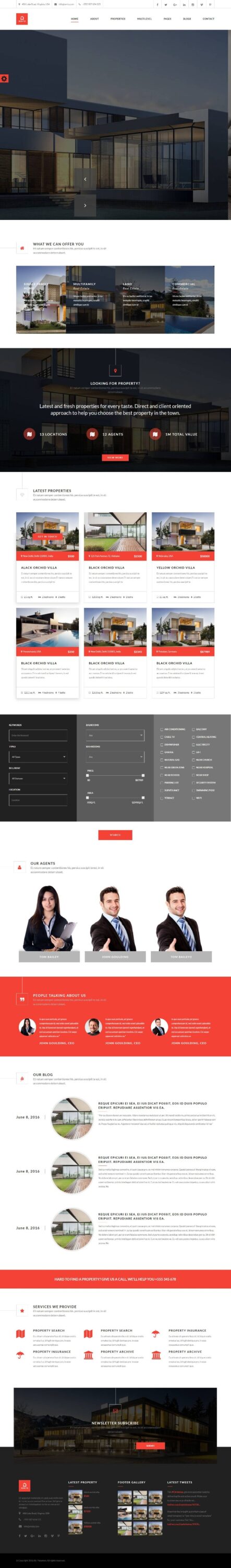 MẪU WEBSITE BẤT ĐỘNG SẢN – Rento