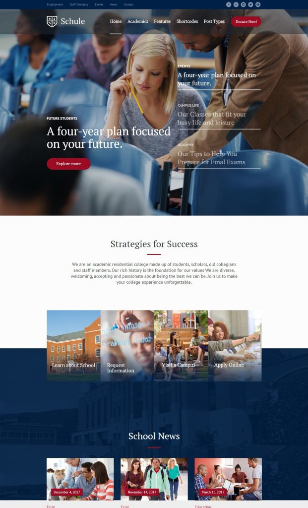 Mẫu website MẪU WEBSITE GIÁO DỤC – SCHULE