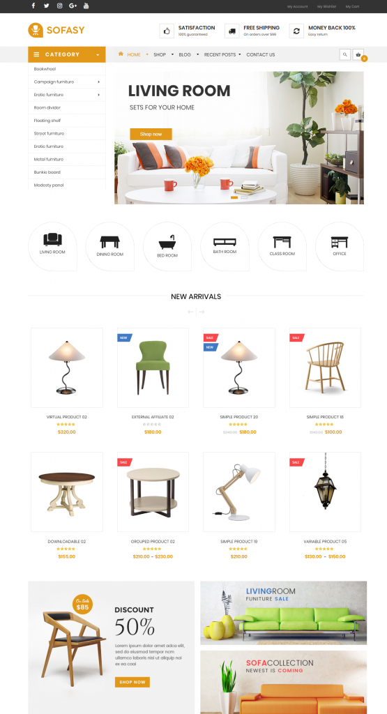 Mẫu website MẪU WEBSITE NỘI THẤT – VGSOFASY