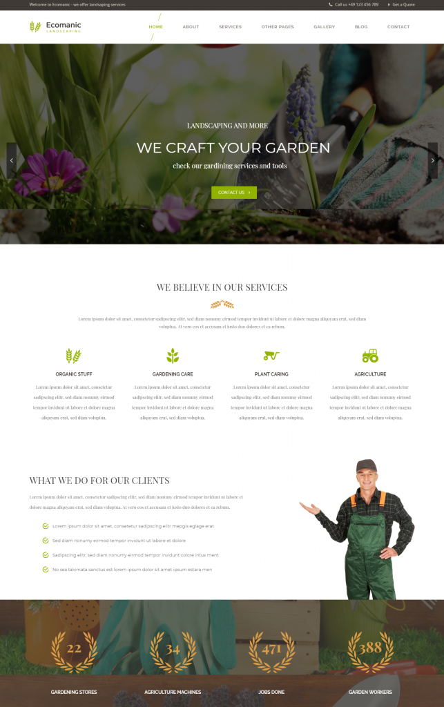 Mẫu website MẪU WEBSITE CÂY CẢNH -ECOMANIC