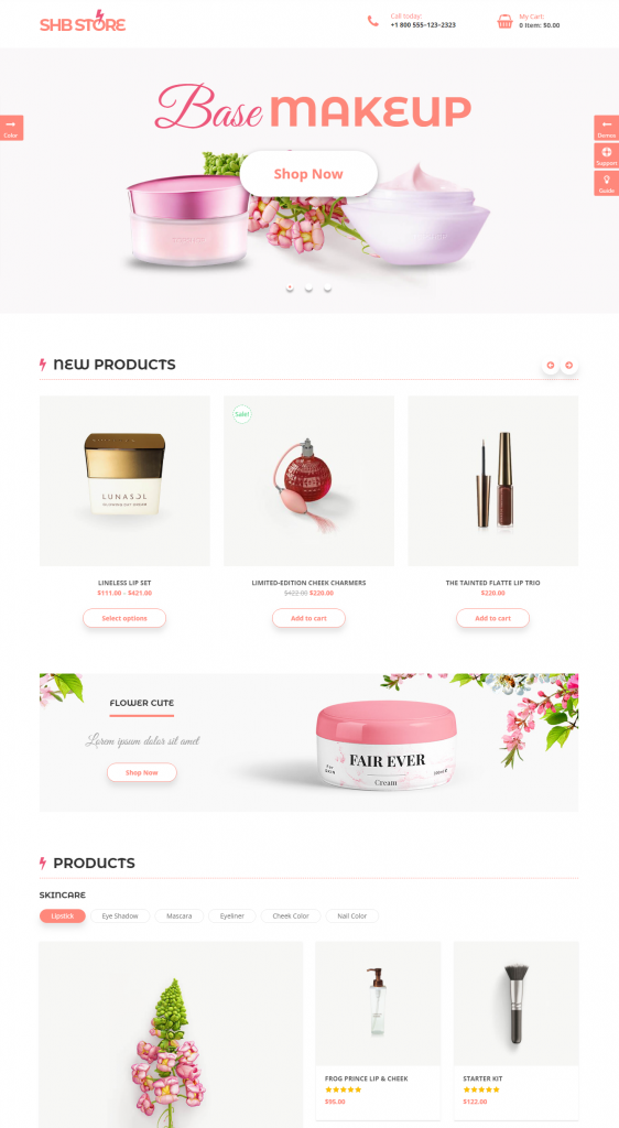 Mẫu WEBSITE BÁN HÀNG – SHB