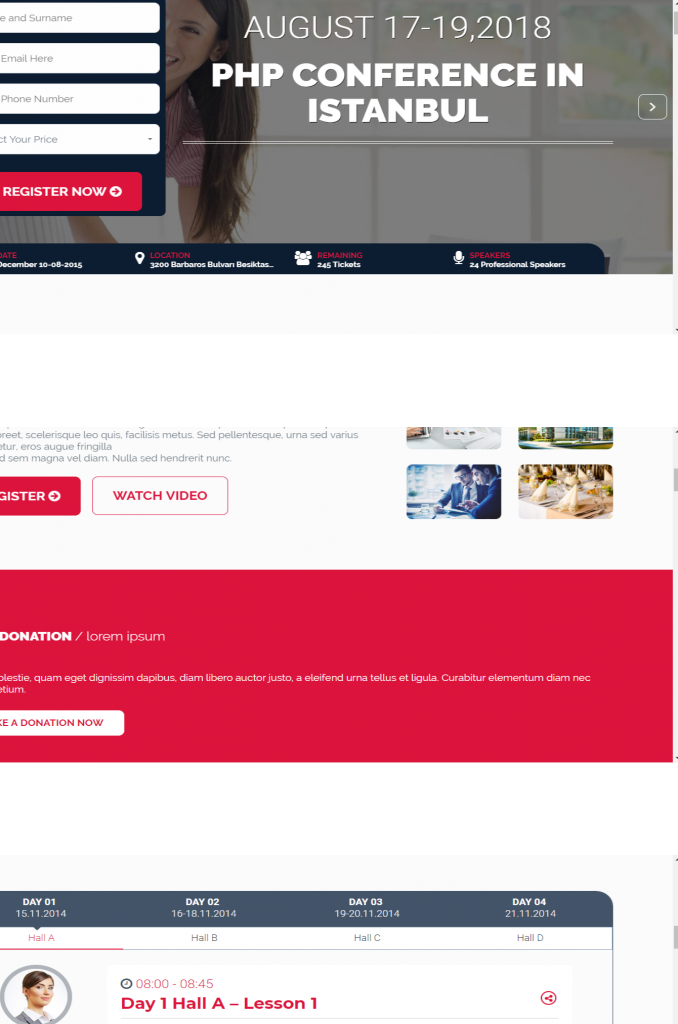Mẫu Website giới thiệu công ty -Triển lãm – Im Event