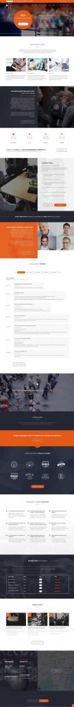 Mẫu Website giới thiệu công ty -Triển lãm – Meet Up