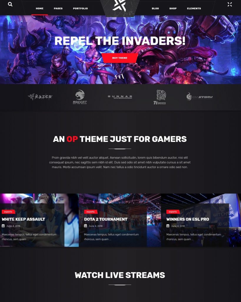 Mẫu WEBSITE PLAYERX